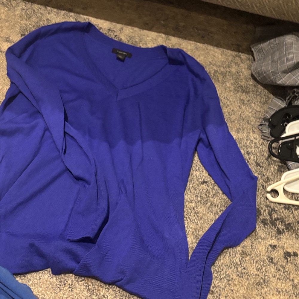 Halogen Cobalt Blue Sweater